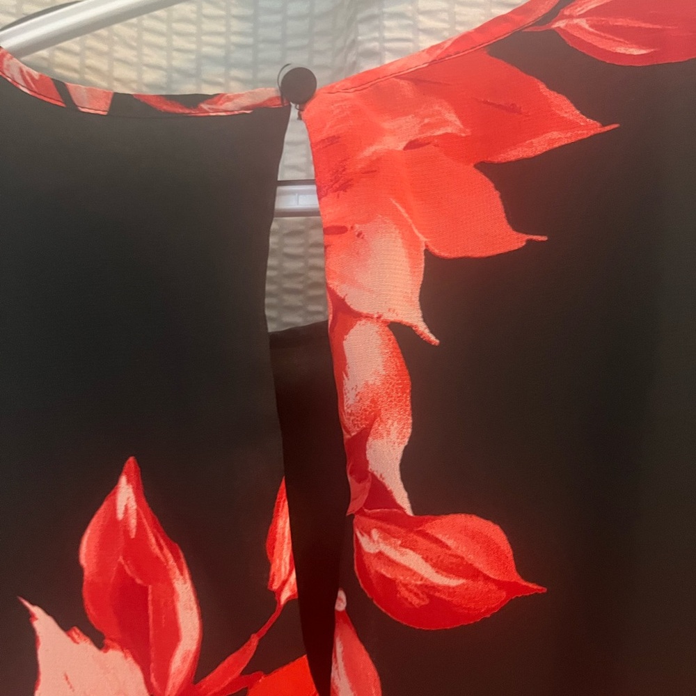 Jessica Howard Red and Black Floral Dress - Picture 4 of 4